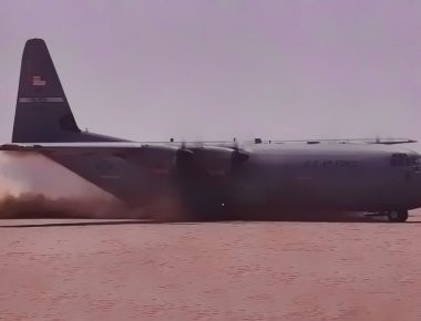 Μοναδικό βίντεο: Αμμοθύελλα από ένα C-130J Super Hercules της USAF